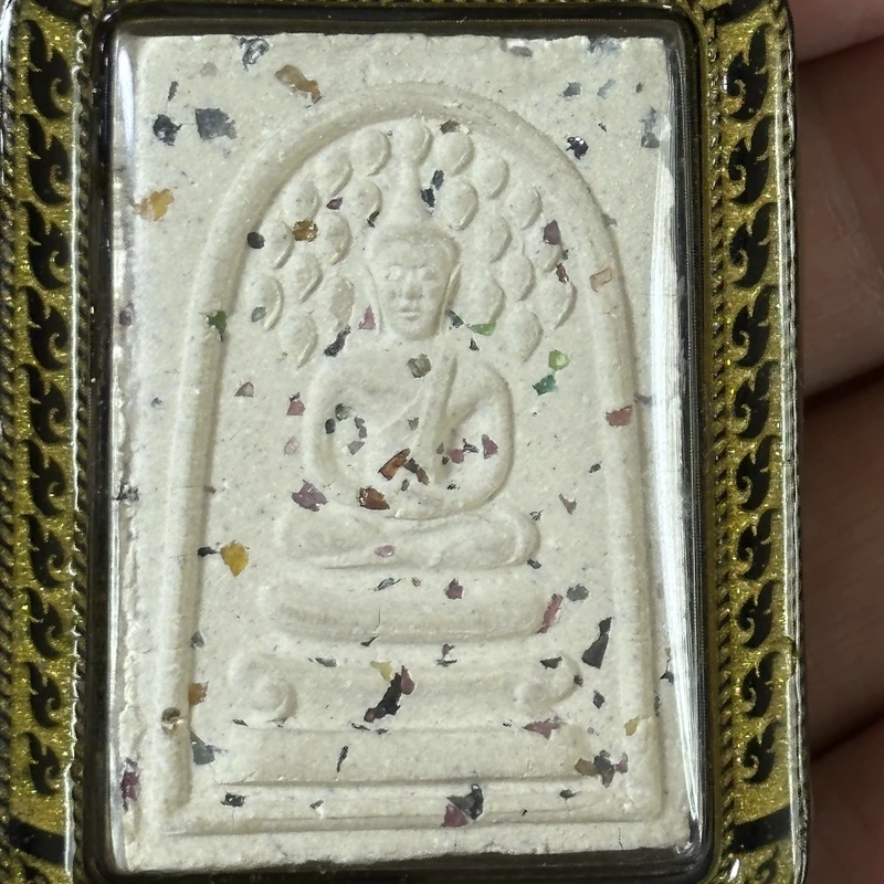 Luang Phor Komet · Somdej Gem-Scattered Sacred Powder · Wat Ratchanadda B.E. 2512 · Royal Temple · One-of-a-Kind 7