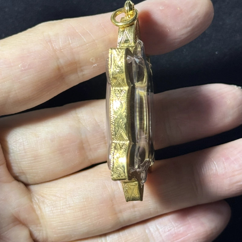 龙婆柳 金钱龟佛牌 2542年铜质版｜瓦莱定汤寺｜附认证卡 COO5465｜仅此一件 3