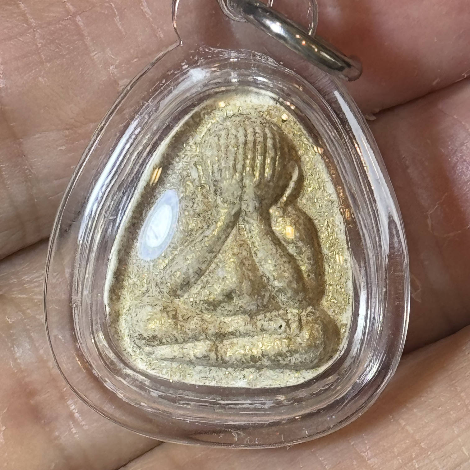 龙婆添 · 拉哈莱寺丨พระปิดตานะเศรษฐี闭眼财神牌 · 粉末版 · 佛历2563年督造 4