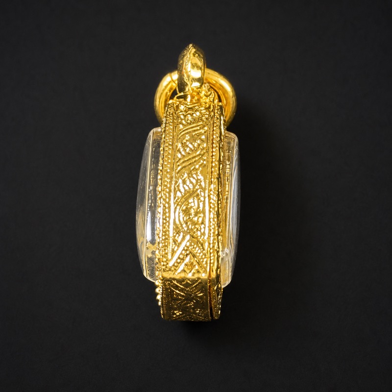 龙婆添 · 拉哈莱寺丨พระปิดตา闭眼牌 · 九宝合金版 · 佛历2561年督造 3
