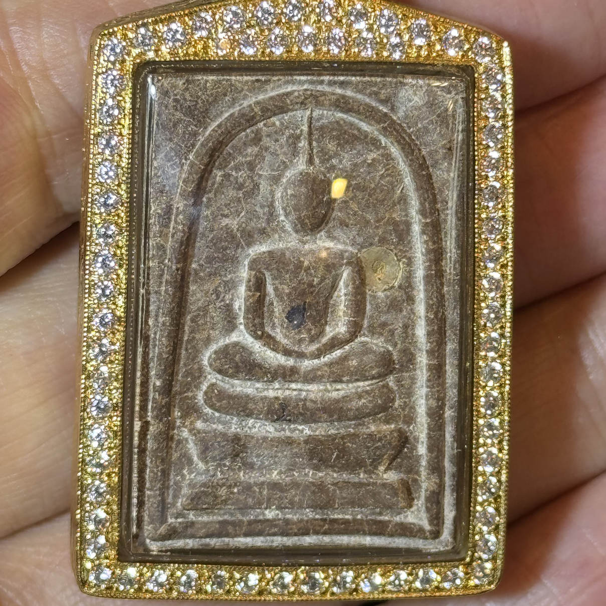 龙婆添 · 拉哈莱寺丨พระสมเด็จชินบัญชร崇迪金刚盔甲版 · 粉末版 · 佛历2559年督造 4