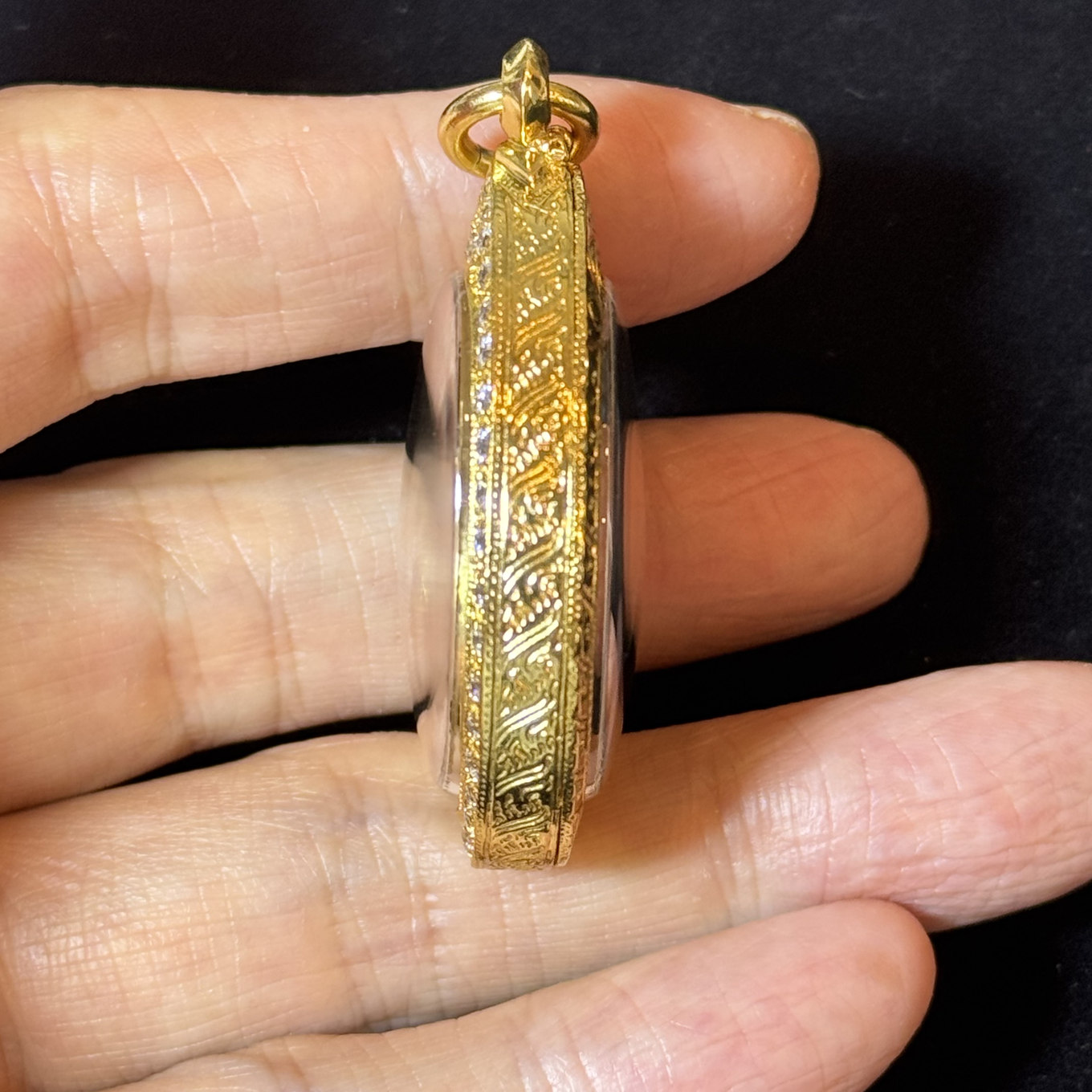 龙婆添 · 拉哈莱寺丨เหรียญดูทวง复古版硬币牌 · 意大利金 · 佛历2558年督造 3