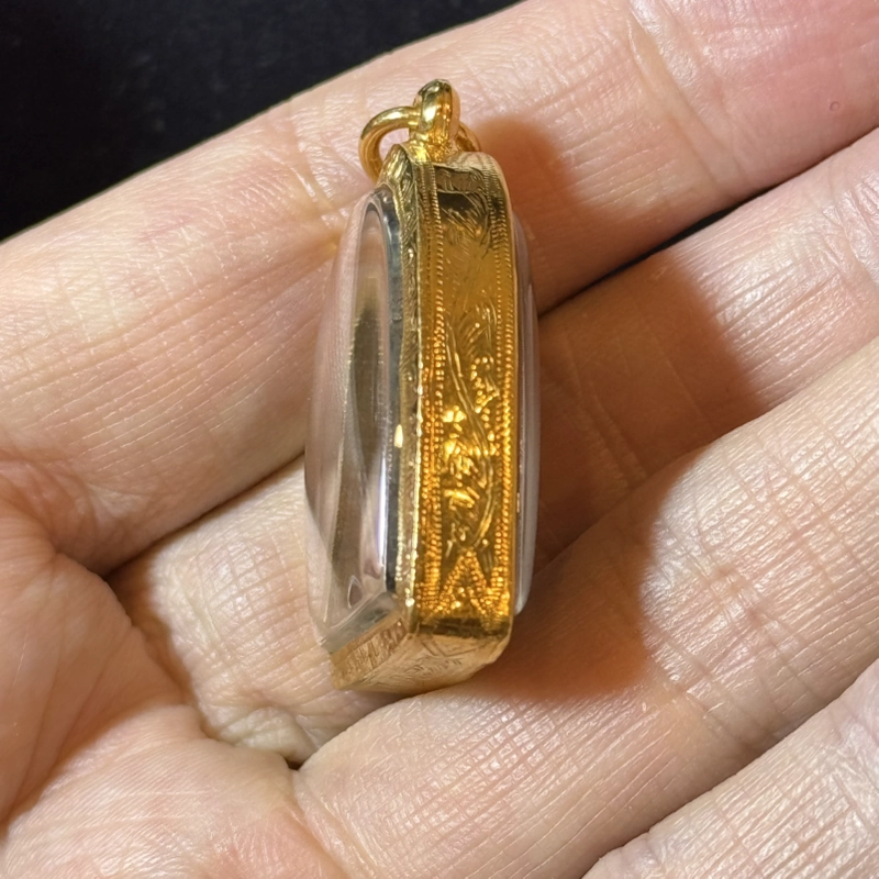 Luang Phor Pern Wat Bang Phra BE2535 Cast Sum Kor Amulet R07763 7