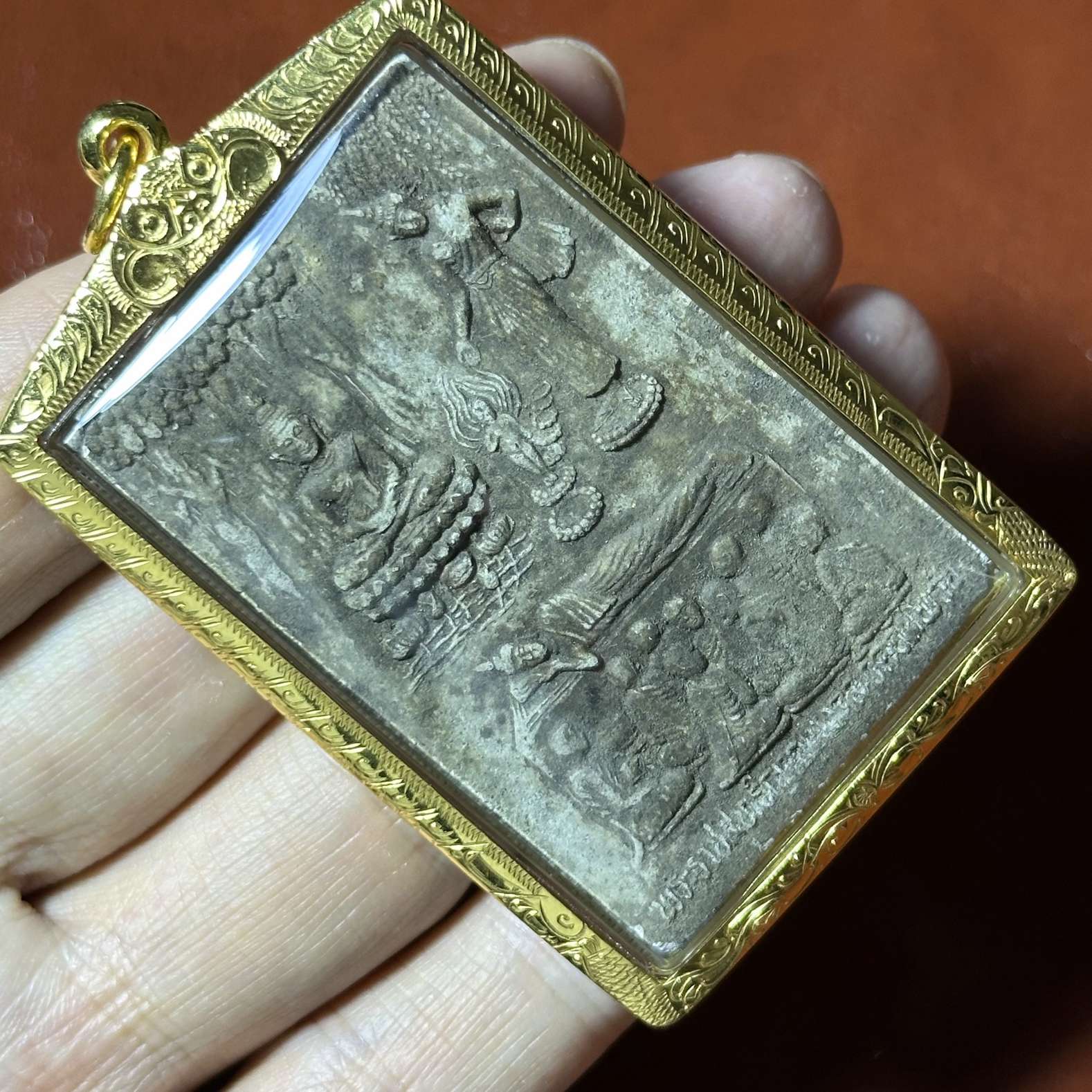 龙婆扎兰·诞生觉悟涅槃·圣粉佛牌·佛历2532年·安帕瓦寺亲制开光·附Samakom Phra鉴定证书 5