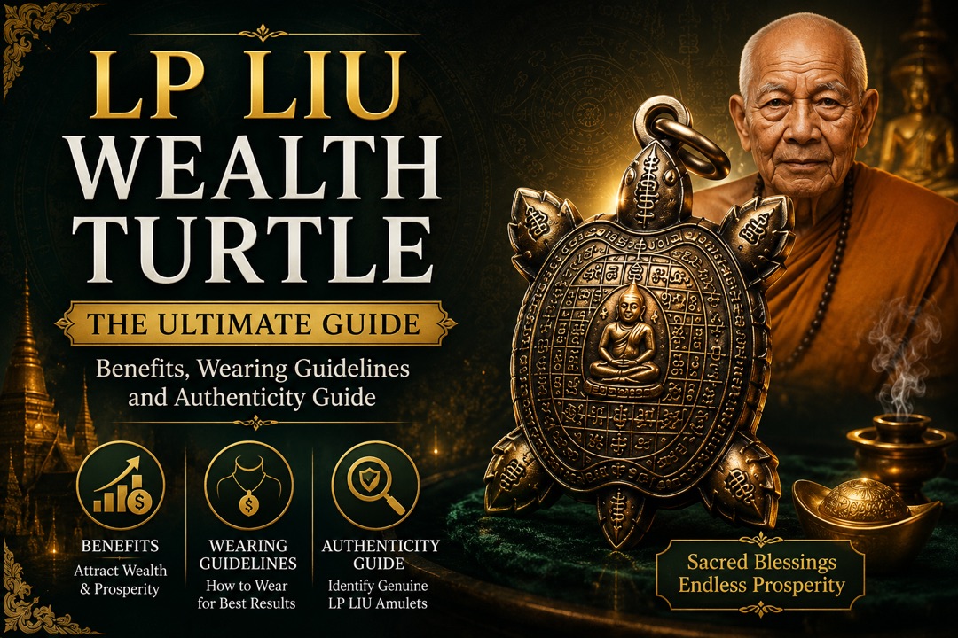 Luang Phor Liew Wealth Turtle Amulet Guide: Powers, Wearing Rules & Authentication