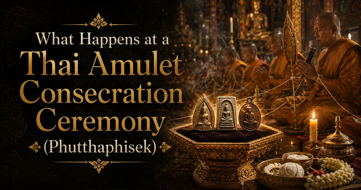 What Happens at a Thai Amulet Consecration Ceremony (Phutthaphisek)