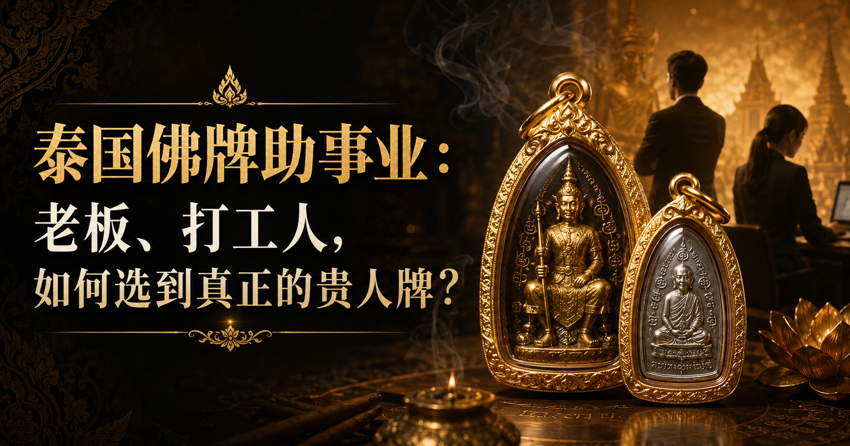 泰国佛牌助事业:老板、打工人,如何选到真正的贵人牌?