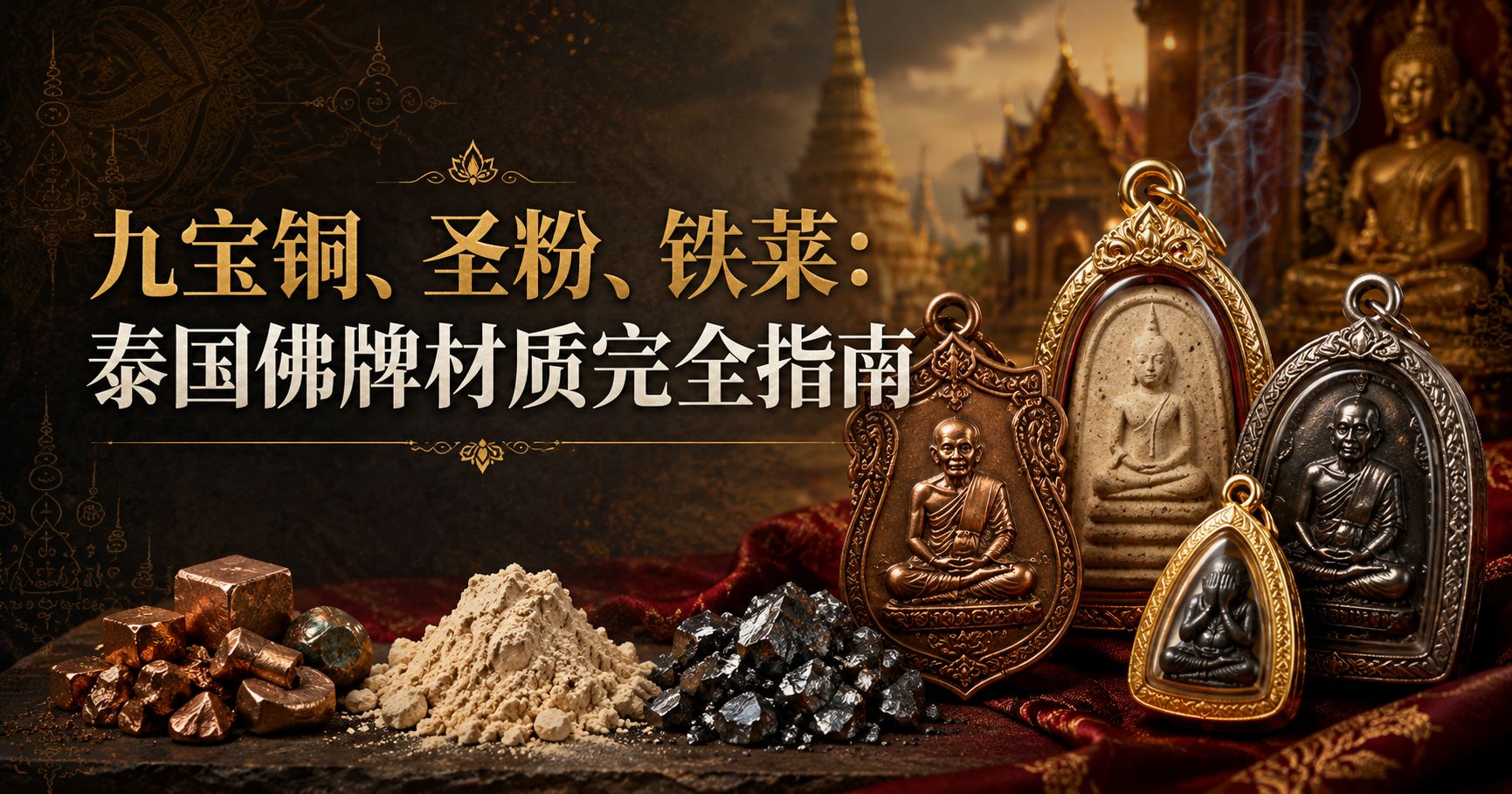 九宝铜、圣粉、铁莱:泰国佛牌材质完全指南